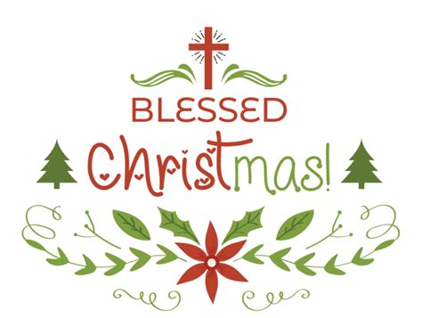 Blessed Christmas Clipart