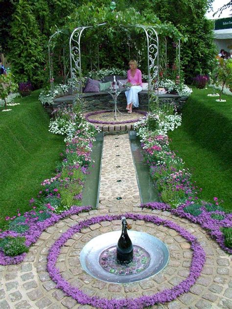 Incredible Fountain Ideas To Make Beautiful Garden Beautiful Flowers Garden Beautiful
