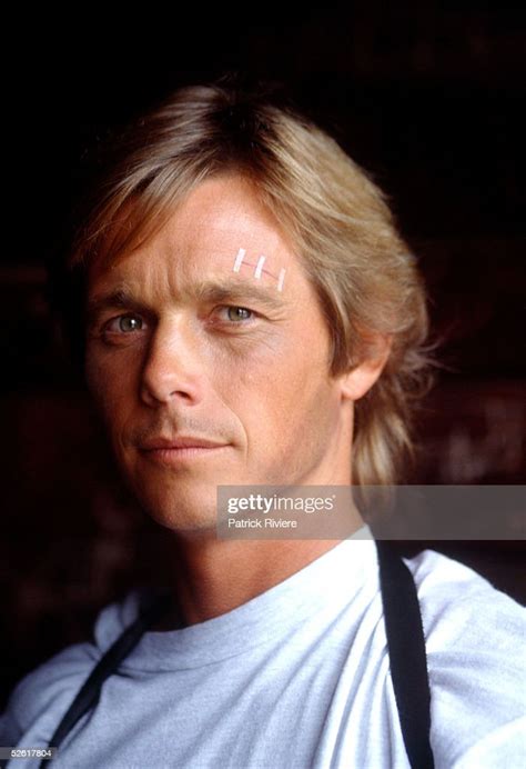 American Actor Christopher Atkins Poses For Photos During A News