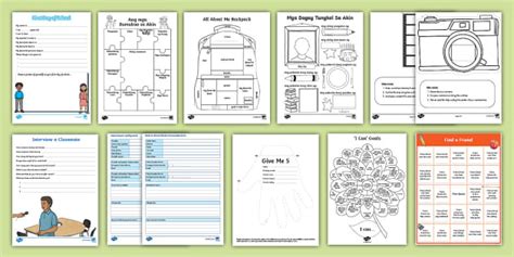 First Week Of Classes Activities Resource Pack Elementary Twinkl