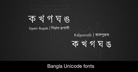 New Style Bangla Font