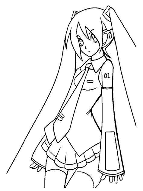 Coloring page from Anime - Coloring Pages, Anime, for 5 years kids 