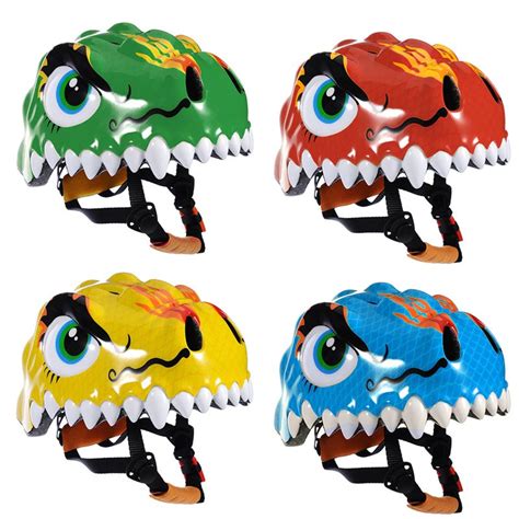 Jual Original Helm Sepeda Cartoon Dinosaur Bike Helmet Ultralight