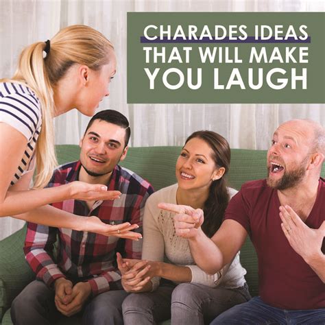 60 Hilarious Charades Ideas To Use For Game Night The