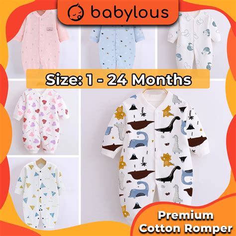 Premium Baju Baby Newborn Baby Romper Clothing Baju Bayi Long Sleeve