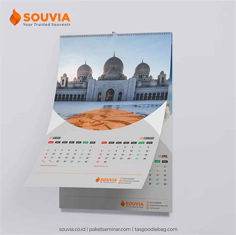 Kalender Dinding 2022 Custom Dwiwulan Tanpa Cover Souvia
