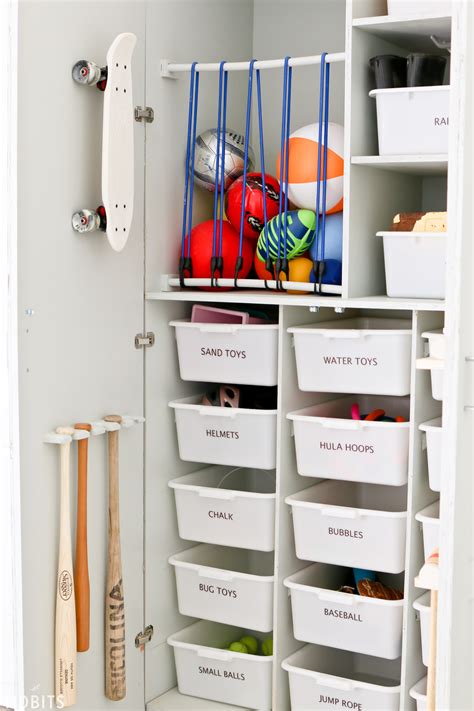 Garage Toy Storage And Organization Tidbits