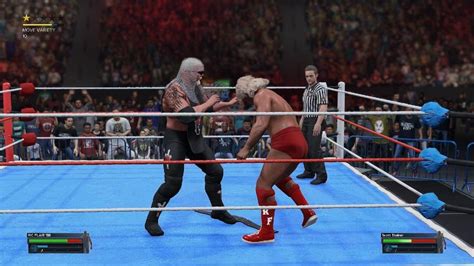 Wwe 2k23 Ric Flair Vs Big Poppa Pump Scott Steiner World Championship Youtube