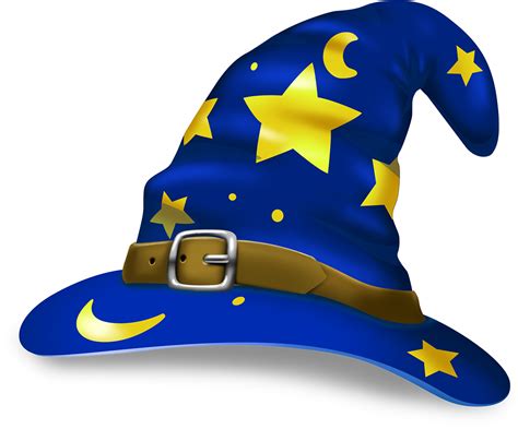 Download Wizard Clipart Cap Transparent Background Wizard Hat Png
