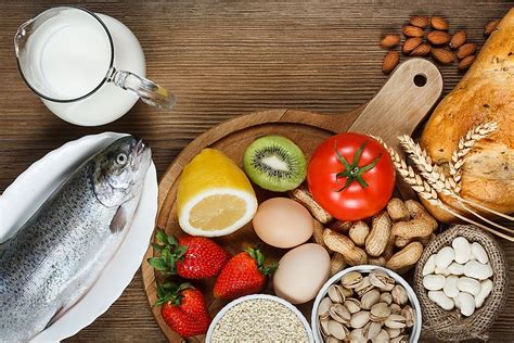 Milk, eggs, fish shellfish, tree nuts, peanuts, wheat, and soybean. The World's Most Common Food Allergies - WorldAtlas.com