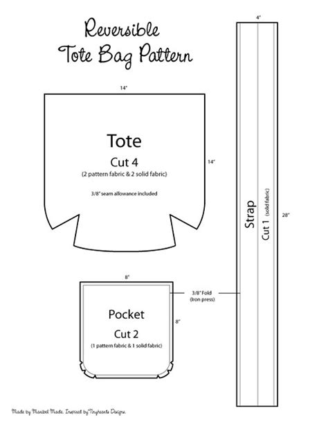 Reversible Tote Bag Pattern Flickr Photo Sharing