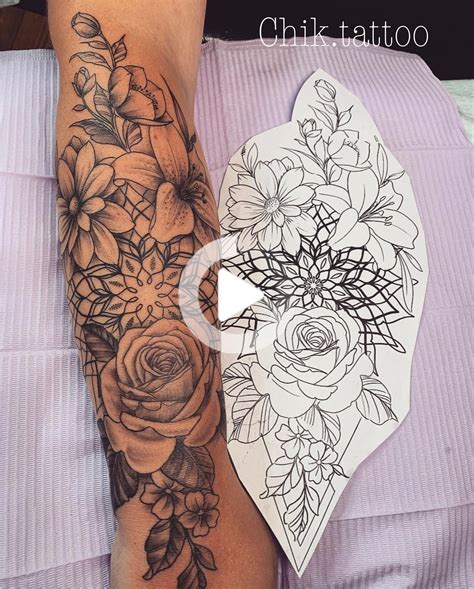 100 The Most Beautiful Flower Tattoo Designs Beautiful Flower