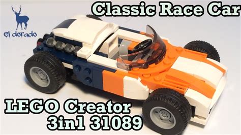 Lego Creator 3in1 31089 Open Top Classic Race Car Speed Build