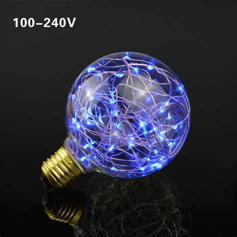 Rgb Led Night Light Filament Lamp Retro Edison Fairy Led
