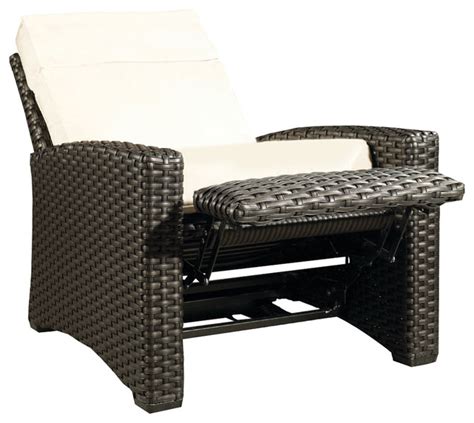 The right reclining chair can also enhance the aesthetic of your outdoor space. Hauser Beach House All Weather Wicker Recliner with ...