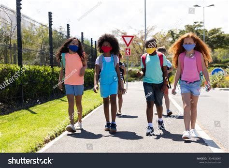 Multi Ethnic Group School Children Wearing Stock Photo Edit Now