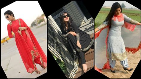 Most Beautiful Kaur B Punjabi Suit 2020 Trending Punjabi Suit Designs Youtube