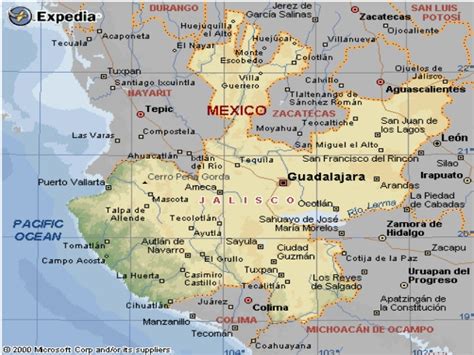 Mapa De Jalisco En Grande 022022