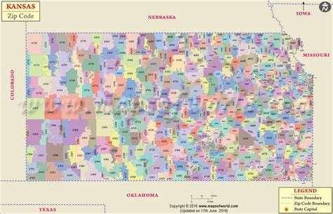 Kansas City Kansas Zip Code Map Map Vector