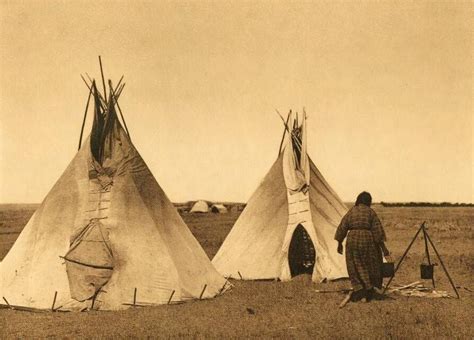 Tipi Teepee Or Tepee Photograph A Prairie Camp Native American Tribes Native American