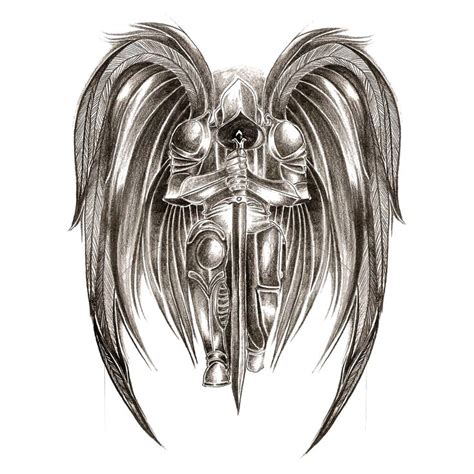 Do you want an angel tattoo? angelwarrior (1).jpg (1200×1200) | Tatuagem de anjo ...