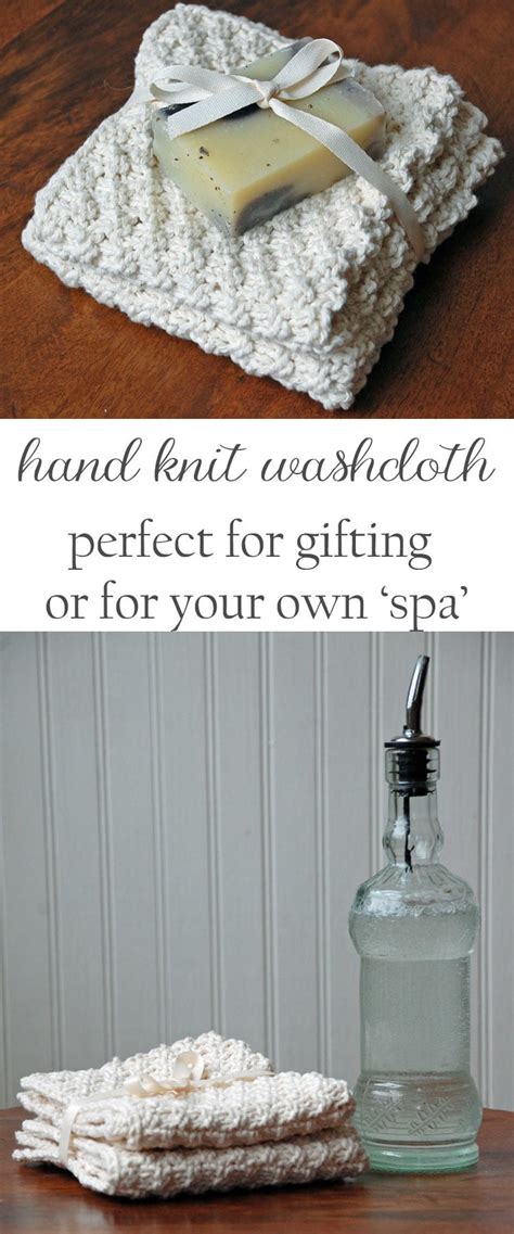 How To Make Hand Knit Washcloths Nourish And Nestle