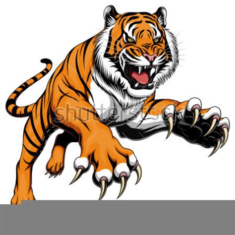 Red Tiger Clipart Free Images At Clker Com Vector Clip Art Online