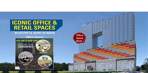 Wave One Noida Office Space For Rent In Sector 18 Noida Retail Shops