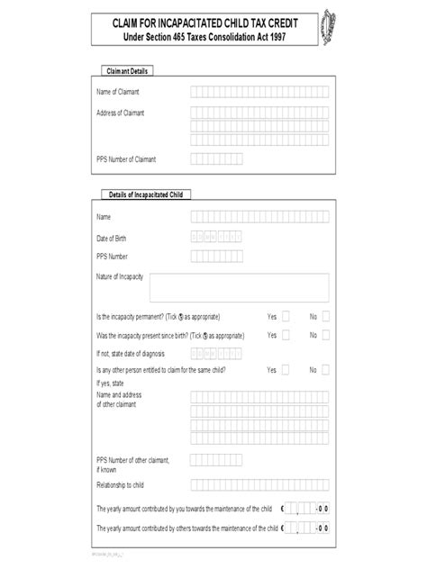 The enhanced child tax credit will see the irs send monthly payments worth up to $300 for children aged less than six it's important that your file your 2020 tax returns with the irs today to avoid being stung with late penalties, but it could also impact your eligibility for several forms of federal support. 2020 Child Tax Form - Fillable, Printable PDF & Forms | Handypdf