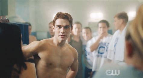 Riverdale Locker Room Shirtless Kj Apa Sexy Archie Andrews