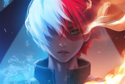 Shoto Todoroki From My Hero Academia Wallpaper Hd Anime K Wallpapers Images Photos And Reverasite