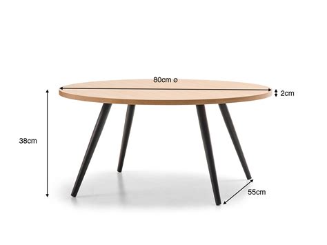 Large Round Light Wood Coffee Table Low Coffee Table You Ll Love In