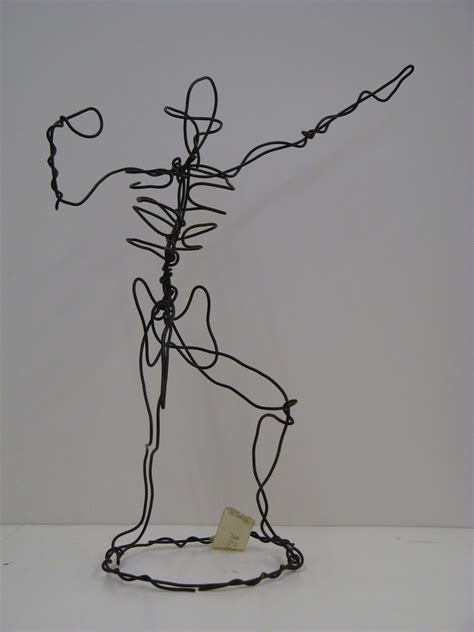 93 Giacometti Wire Sculpture By Affiche 