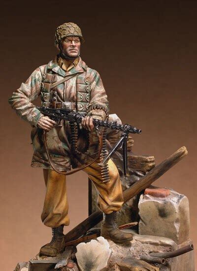 New Unassembled 118 90mm Ww2 German Officer Include Base Resin Kit Diy
