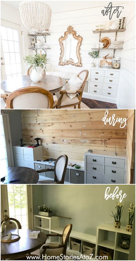 How To Create A Shiplap Wall With Wood Boards Funky Home