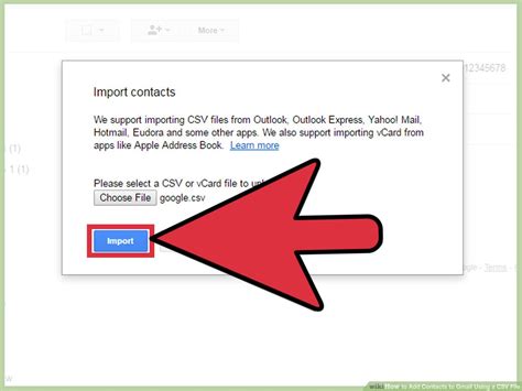 How To Add Contacts To Gmail Using A Csv File 10 Steps Pedalaman