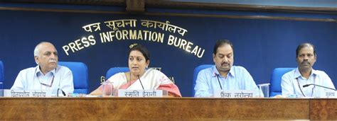 Union Hrd Minister Smt Smriti Irani Chairs The 63rd Meeting Of The