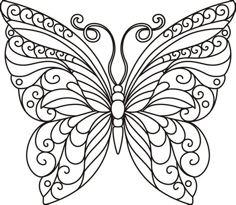 Butterfly Stencil Svg