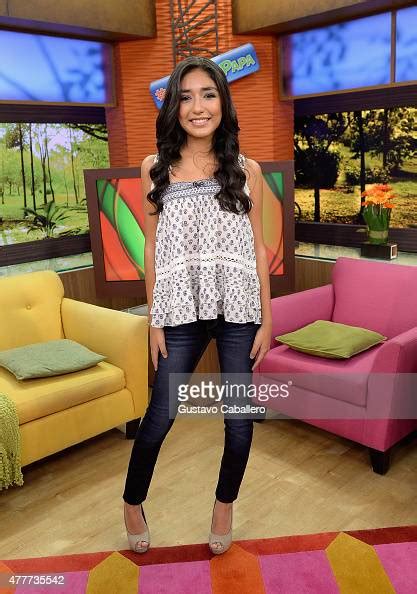 mia xitlali apperas on the set of despierta america to promote film news photo getty images