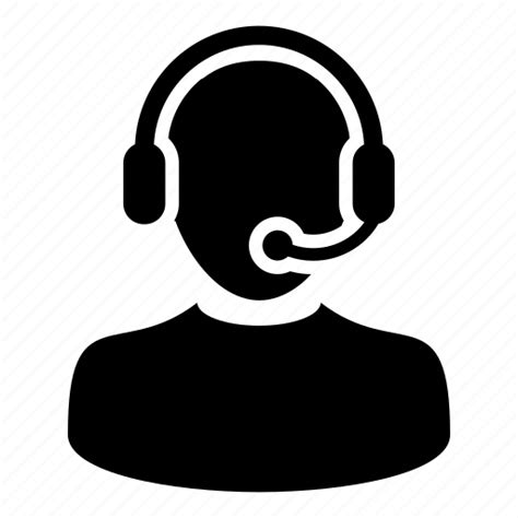 Call Center Customer Helpline Online Person Service Support Icon