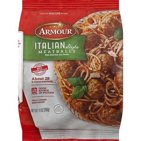Armour® Italian Style Meatballs 14 Oz Bag Frozen Foods Ptaceks Iga