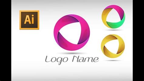 Adobe Illustrator Tutorial Easy And Quick To Make Logo Design With