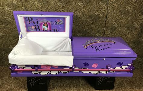 Overnight Caskets Funeral Casket Briar Rose Lilac With Pink Interior
