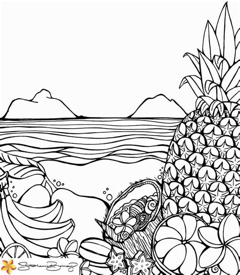 A Tropical Coloring Book That Will Keep Your Attention As You Work On