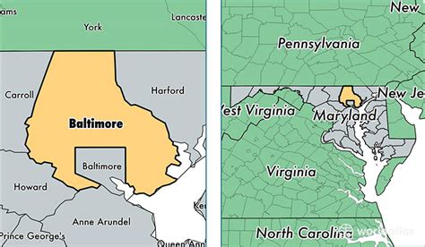 Baltimore County Maryland Map Of Baltimore County Md Where Is