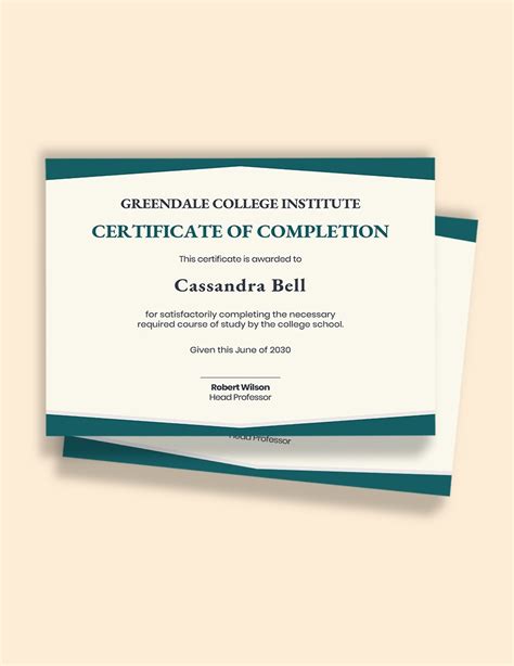 Academic Certificate Templates 32 Designs Free Downloads