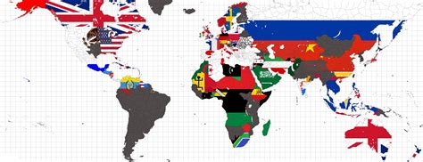 World Map With Flags Topographic Map Of Usa With States