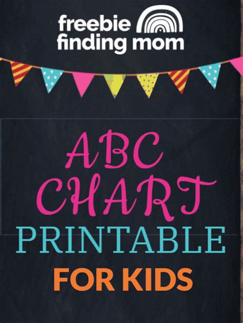 Abc Chart Printable For Kids Story Freebie Finding Mom