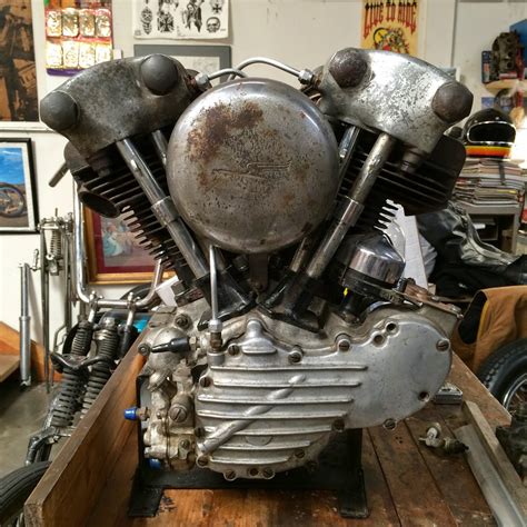 Pristine vin number on engine that matches the clean. 41 Knucklehead Motor For Sale