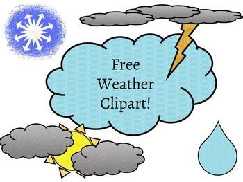 BUY 4 GET 50 OFF Cute Weather Clipart Kawaii Weather Clip Clipart